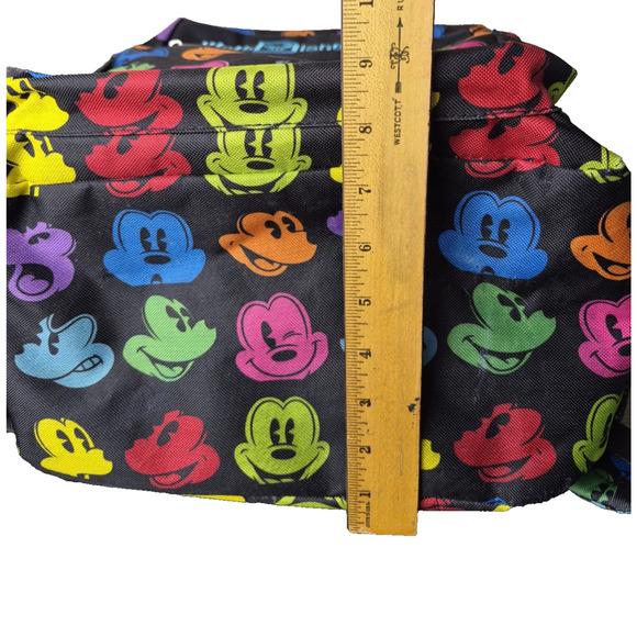 Walt Disney World Backpack Rainbow Mickey Mouse Faces Bookbag Large Disney Parks - Picture 13 of 16